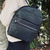 Rugzak Daily - Black leather