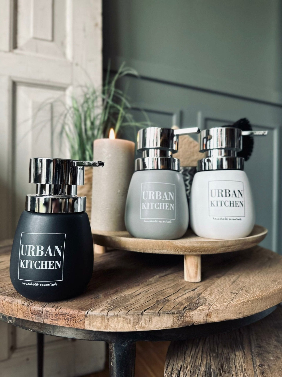 Sæbedispenser KITCHEN - Sort - VIAMAJA.DK
