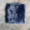 Zitkussen van imitatiebont – JEANS BLUE 40x40