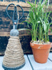 Schaar met jute touw