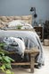 Sengetæppe - Quilt dobbelt støvblå 240x240 - VIAMAJA.DK