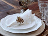 Servet met bloemen - Honing