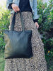 Shopper ALMA – Zwart buffelleer