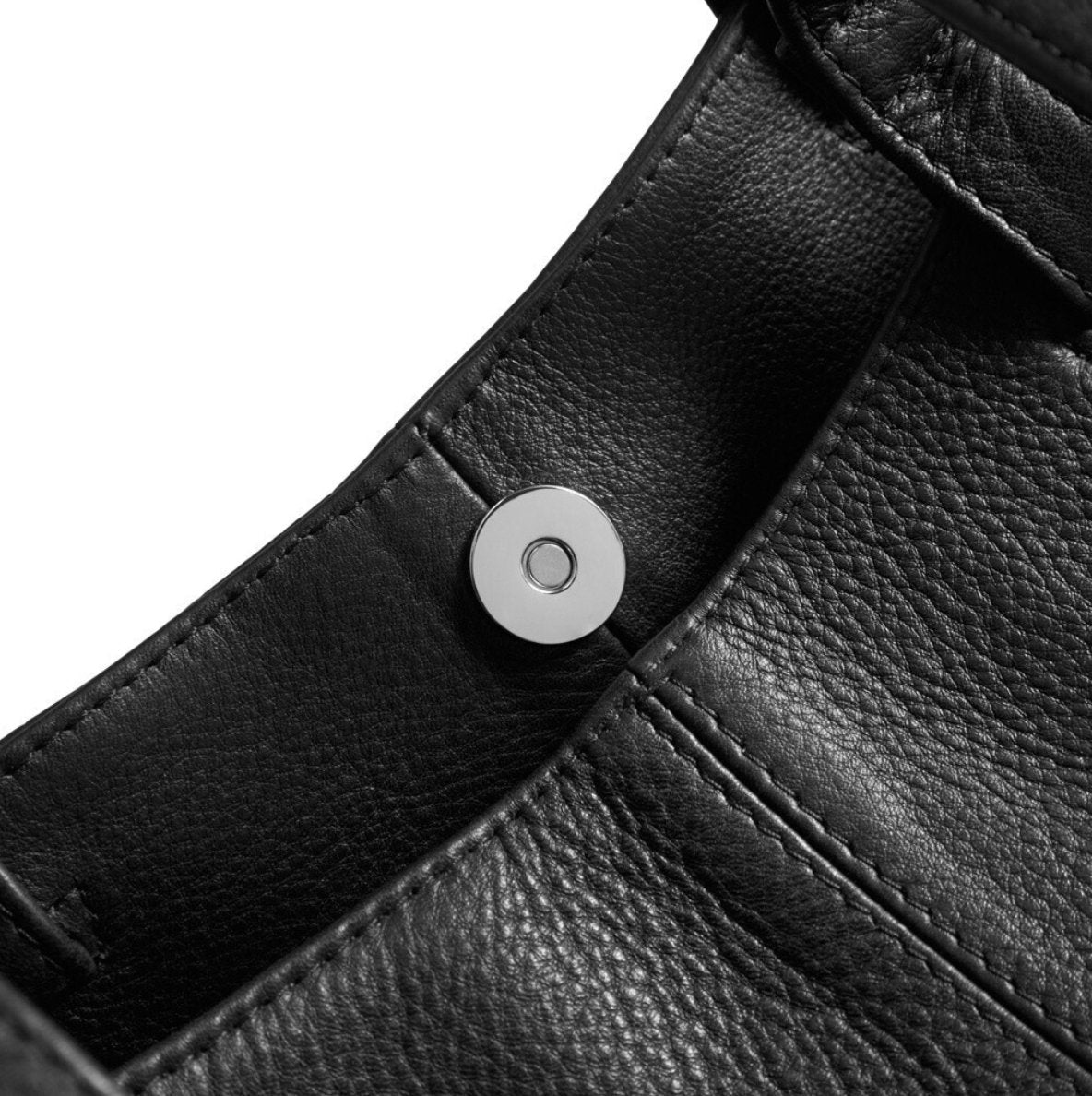 Shopper Aura – Soft black leather - VIAMAJA.DK