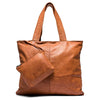 Shopper met portemonnee MILLE –  COGNAC