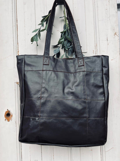 Shopper PATCHWORK – Black - VIAMAJA.DK