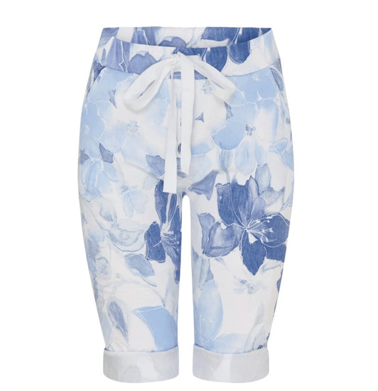 Shorts FLOWER Blue - VIAMAJA.DK