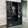 Kast met glazen deuren - AFHAALAANBIEDING
