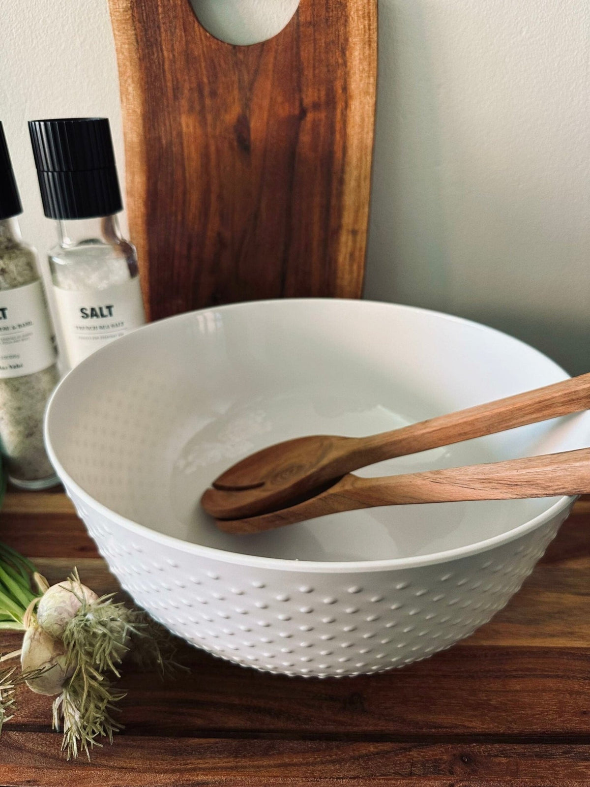 Skål 25 cm – White Melamin - VIAMAJA.DK