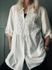 Overhemd Celina met borduursel – White
