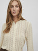 Blouse met kant Off-white