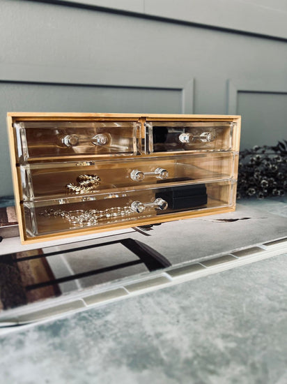 Smykke / Makeup organiser - Big bambus - VIAMAJA.DK