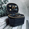 Smykkebox Small - Zwart leer