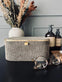 Smykkebox - Taupe med guld - VIAMAJA.DK