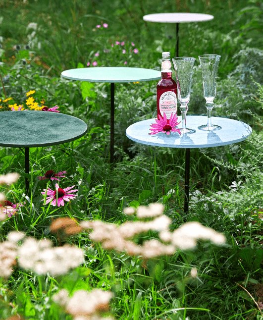 Sommerbord på spyd – Grøn - VIAMAJA.DK
