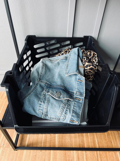 Stabelbar organizer - Sort - VIAMAJA.DK