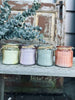 Kaars – Mix pastel in glas