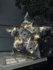 Ster met LED-licht en dennengroen - 30 cm