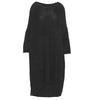 Gebreide jurk Cozy – Zwart – Grote one size