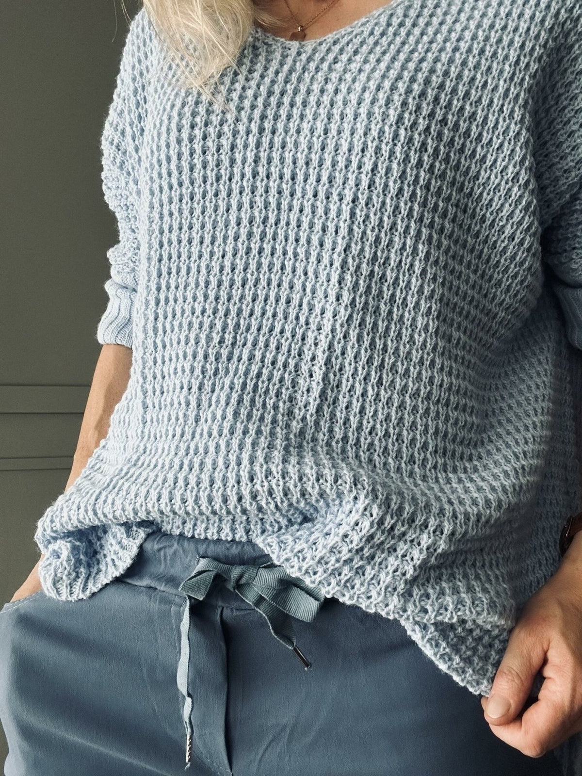 Strik MILLE blue – Onesize - VIAMAJA.DK