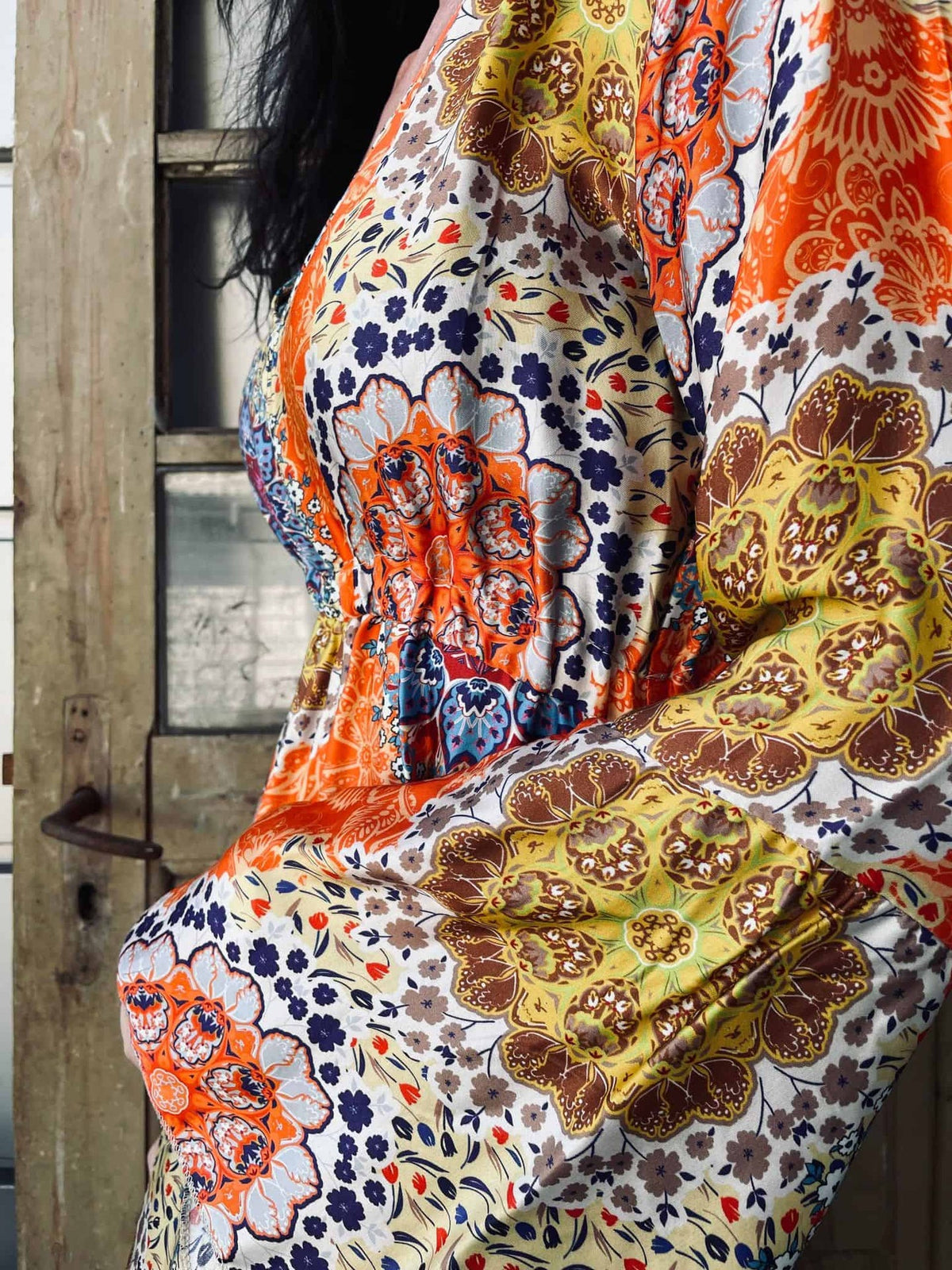 Summerdress Orange - S/M - VIAMAJA.DK