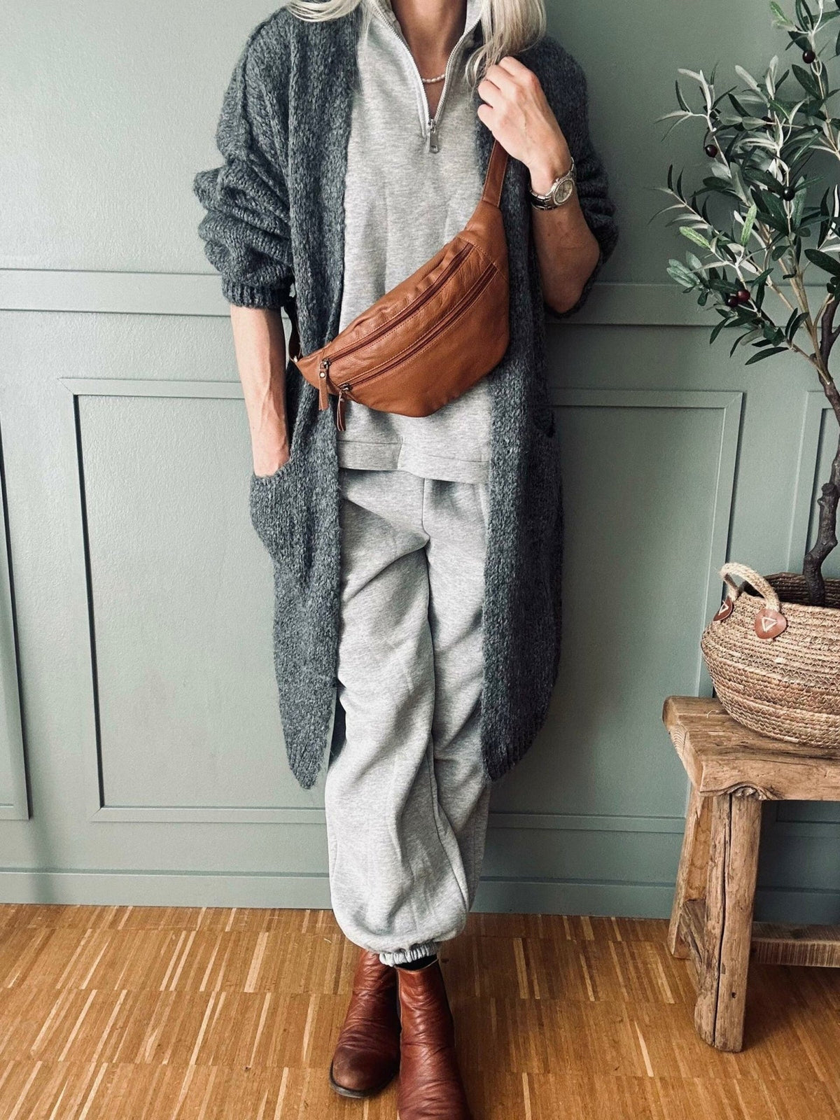 Sweatpants Grey - VIAMAJA.DK