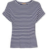 T-shirt Navy streep