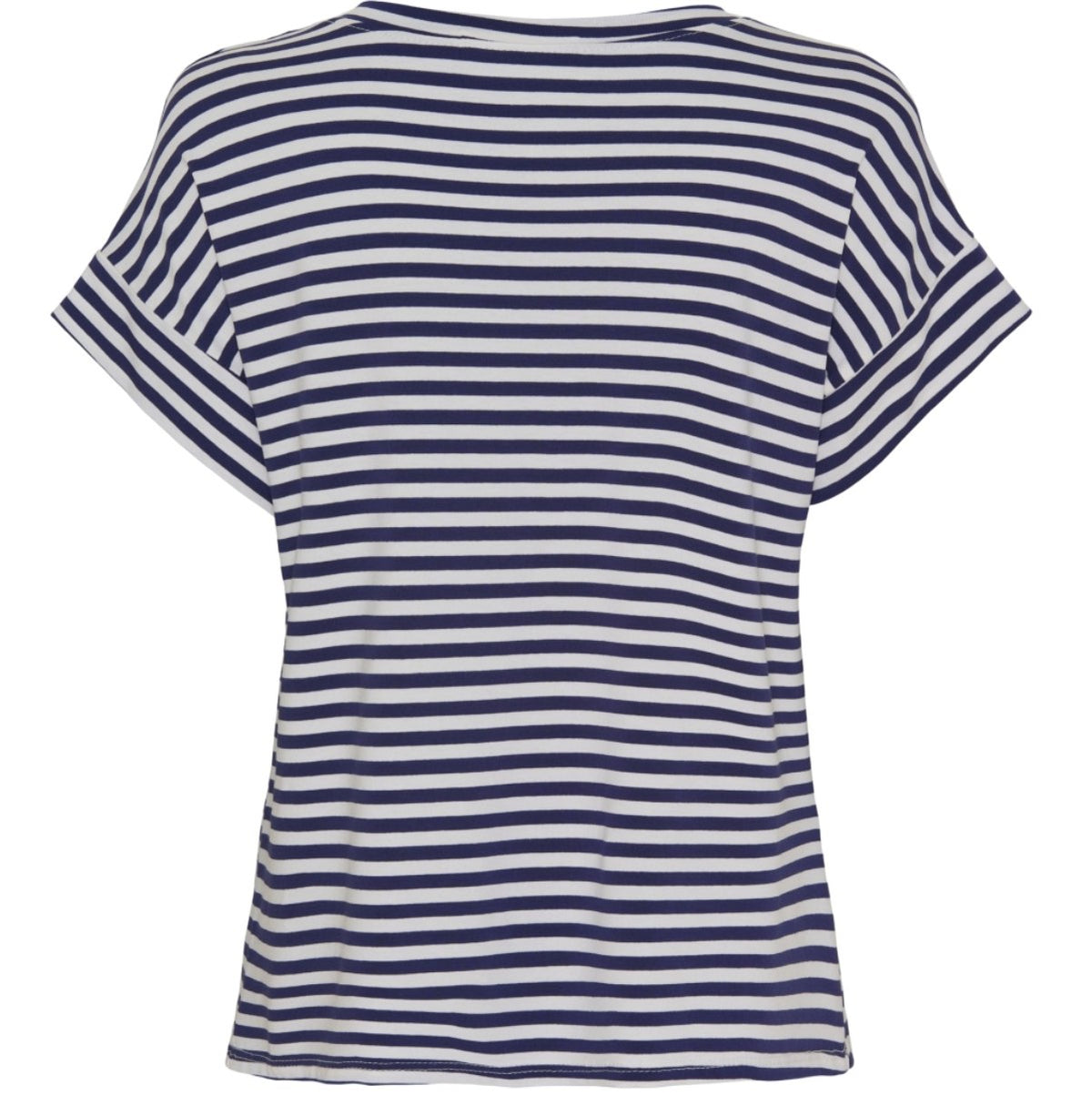 T - Shirt Navy strib - VIAMAJA.DK