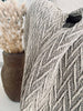 Kleed gerecycled katoen – Naturel / beige patroon