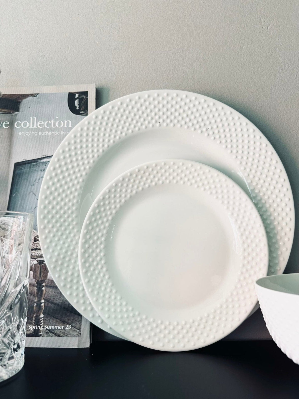Tallerken 21 cm – White Melamin - VIAMAJA.DK