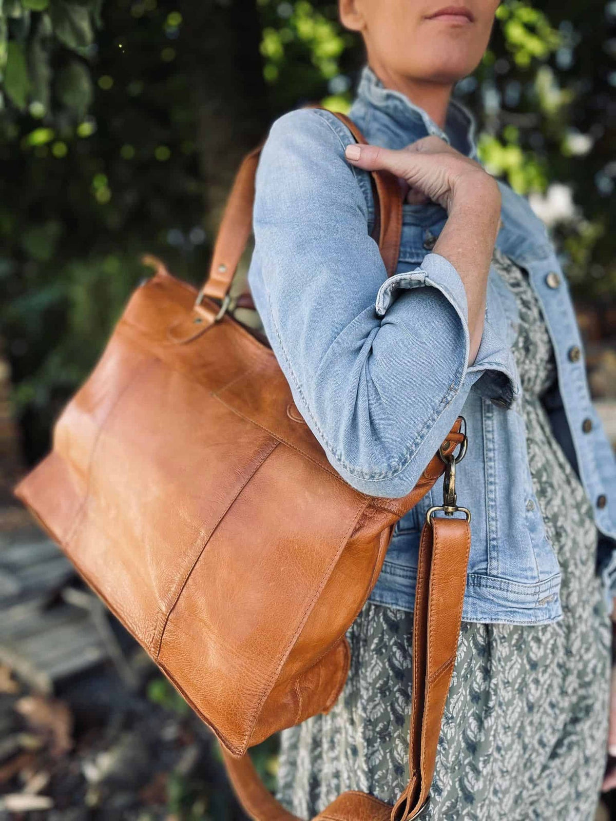 Taske MARY – Cognac - VIAMAJA.DK