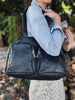 Tas RONA van zacht lamsleer – Black