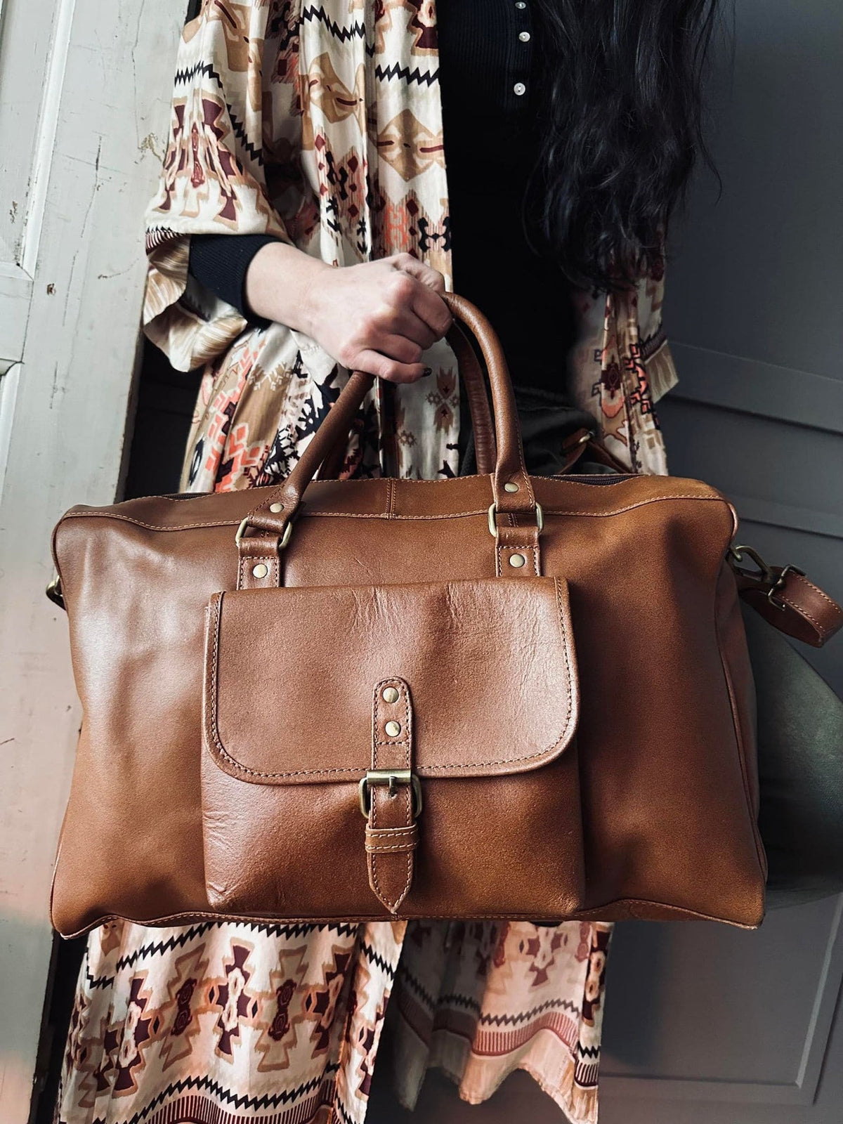 Taske Spencer – Cognac leather - VIAMAJA.DK