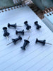 Punaises - Zwart - OLD SCHOOL - 100 stuks