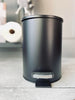 Toiletprullenbak – Mat zwart
