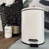 Toiletprullenbak met zacht sluitend deksel – Wit 3 liter