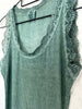 Top met kant - Daily Dusty groen