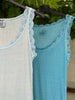 Top met kant – Daily Soft blue