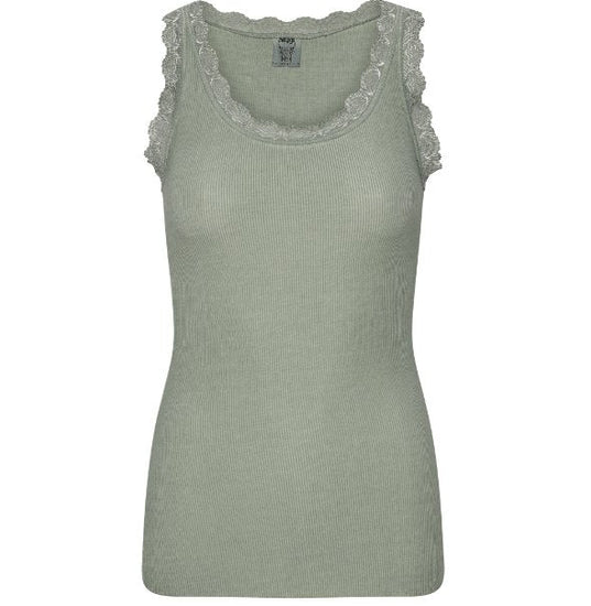 Top med blonde – Lys army - VIAMAJA.DK