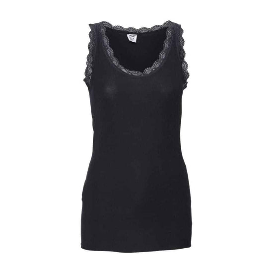 Top med blonde – Sort L/XL - VIAMAJA.DK