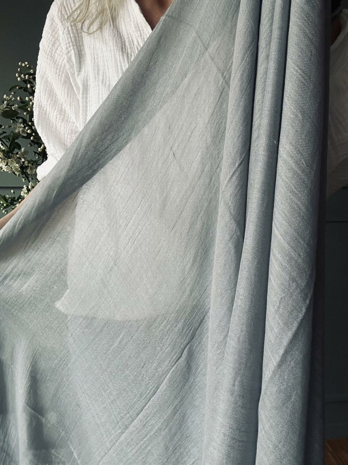Tørklæde Simple grey - VIAMAJA.DK