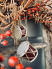 Tromme met leer - Nostalgie Rood 7 cm