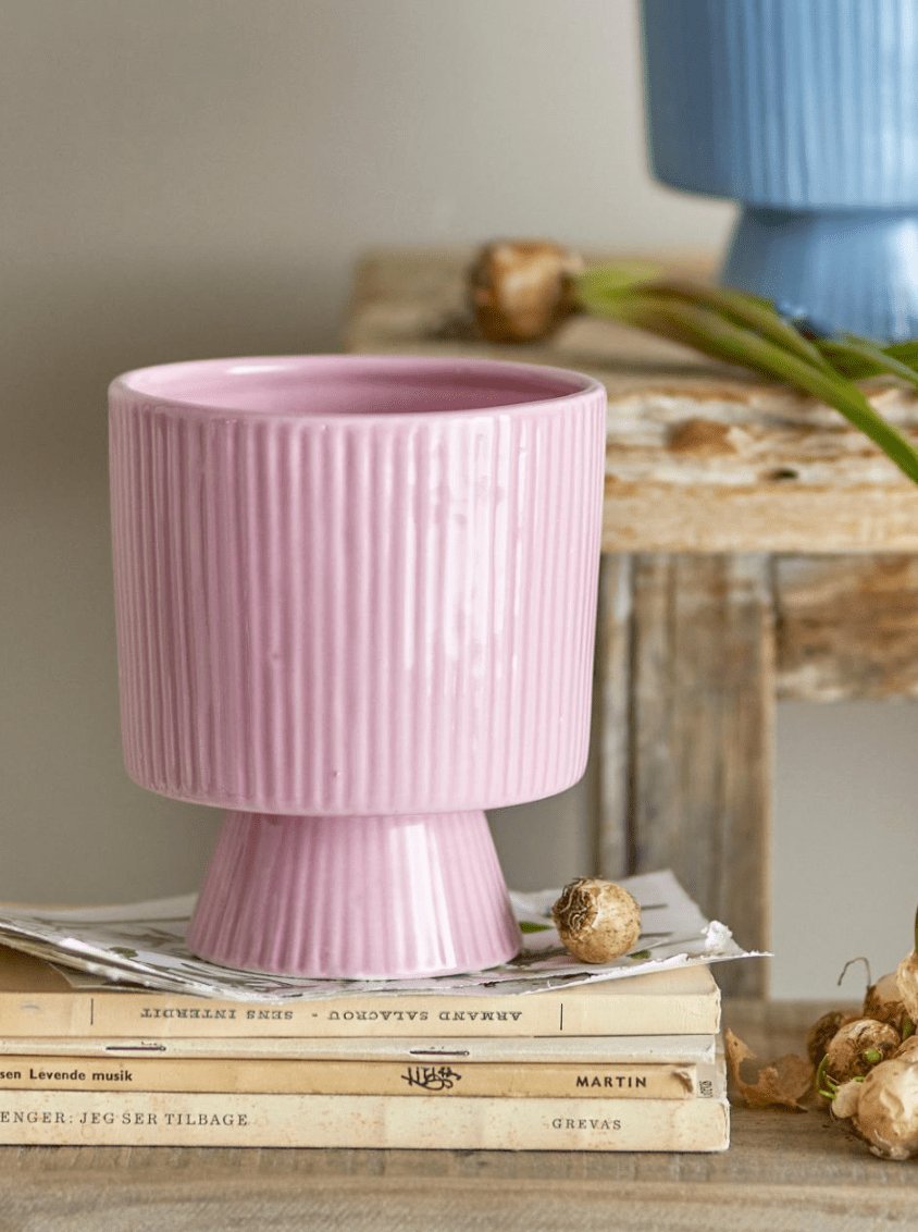 Urtepotteskjuler – Rosa stentøj - VIAMAJA.DK