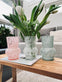 Vase 18cm Mundblæst glas – White - VIAMAJA.DK