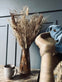 Vase konisk - Beige / brun glas - VIAMAJA.DK