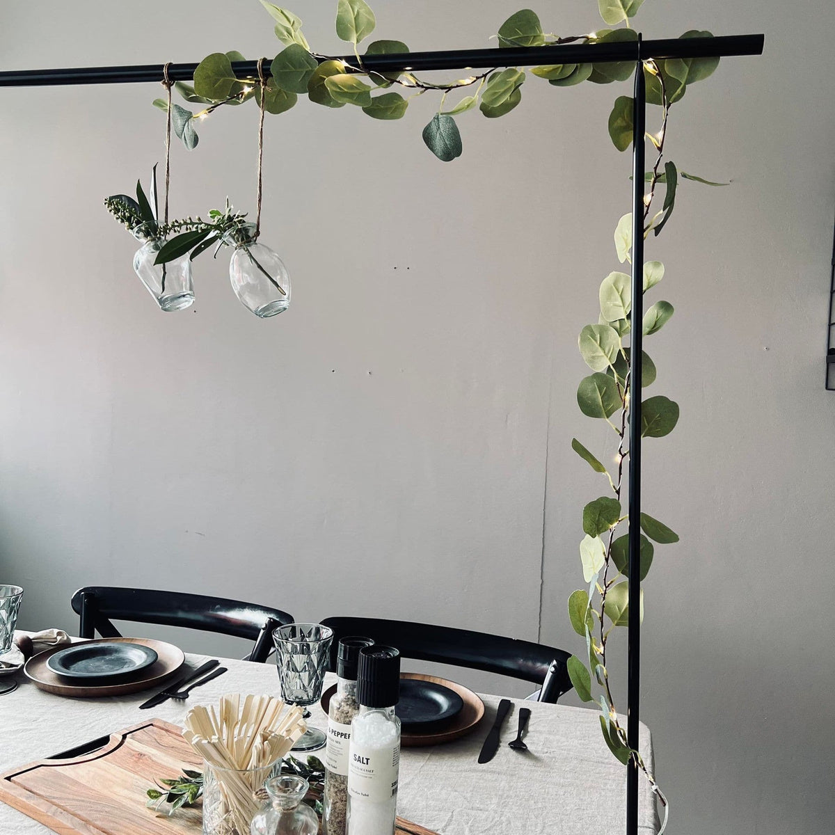 Vase med ophæng - Klar glas - VIAMAJA.DK