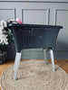 Wasmand met opvouwbare poten - Dark grey
