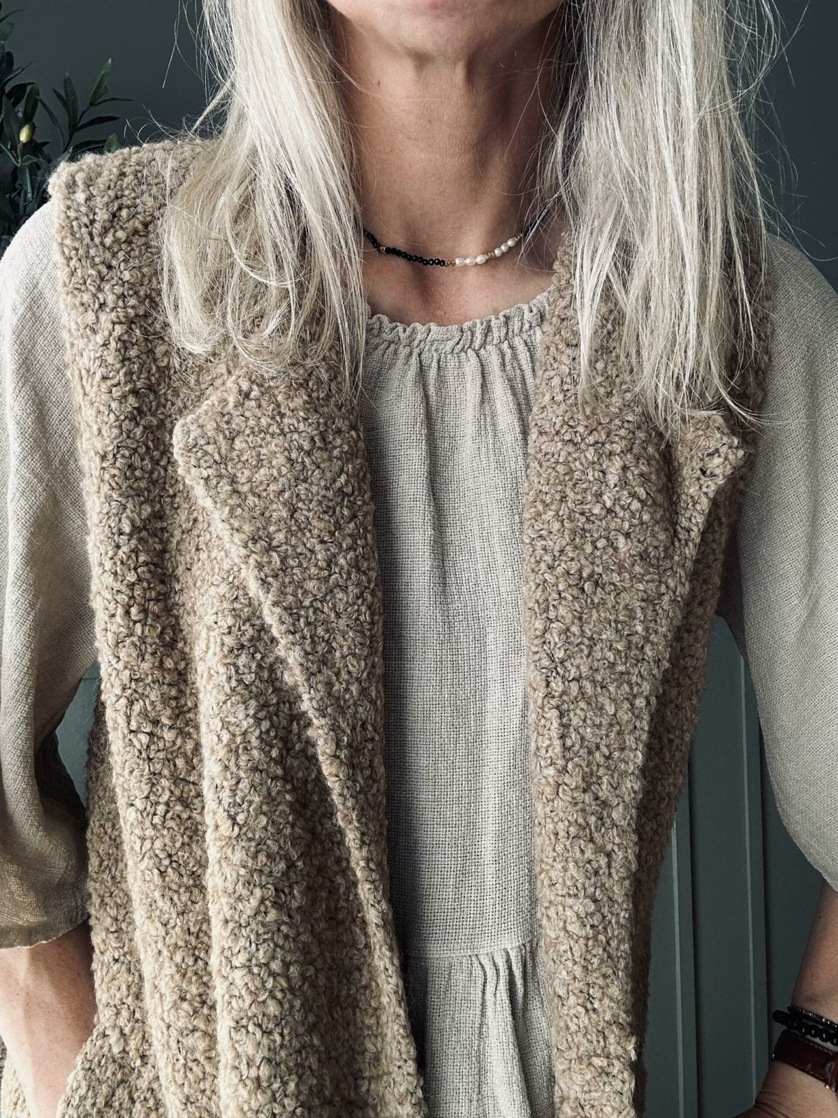 Vest Nala - Camel - VIAMAJA.DK