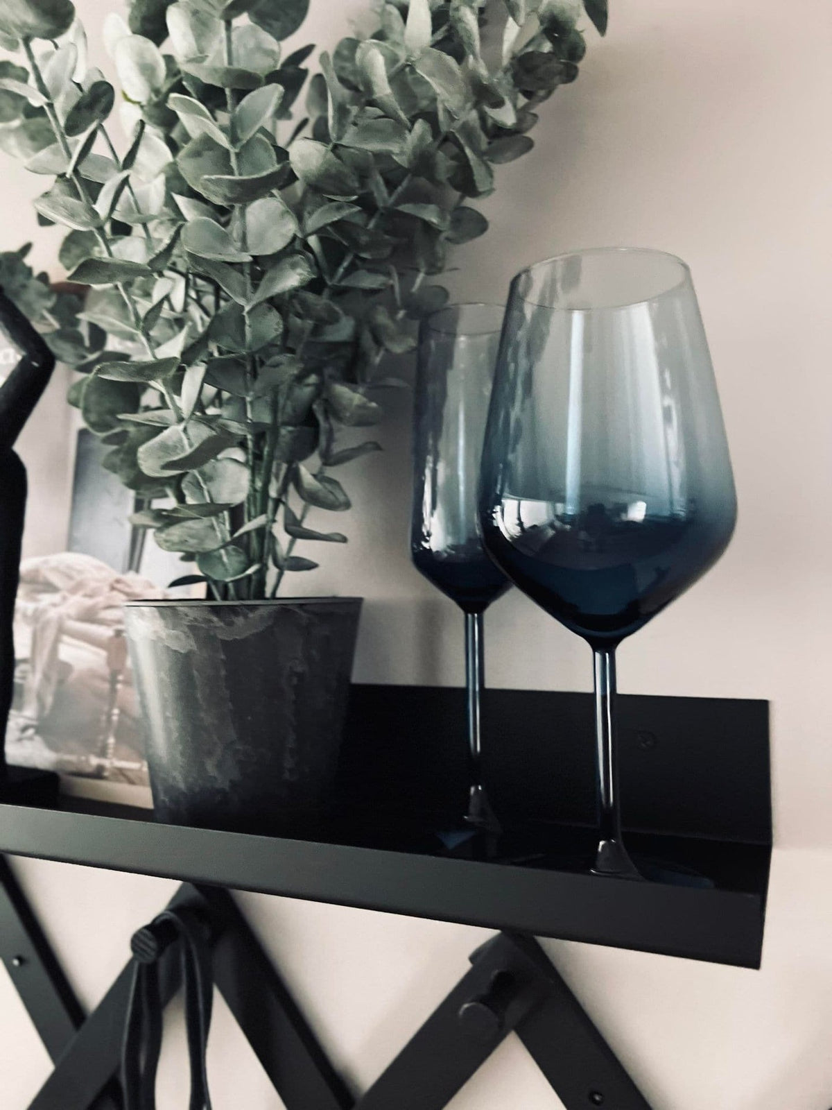 Vinglas LUX – Royal blue 490ml - VIAMAJA.DK