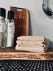 Theedoek wafel katoen 3 stuks - Mosterd